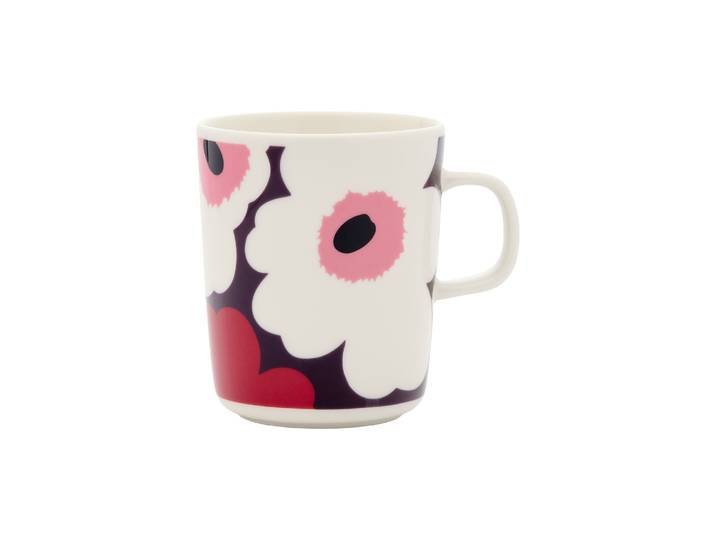 Marimekko - Mug Unikko - Violet - Grès - Designer Maija Isola