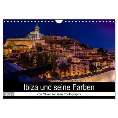 Ibiza und seine Farben (Wandkalender 2027 DIN A4 quer), CALVENDO Monatskalender