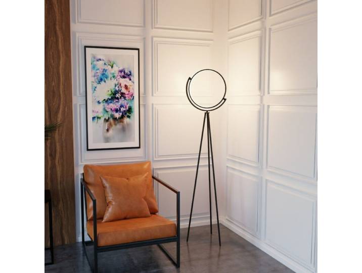 Lumière Design Stehleuchte Darea V2, Tripod, dimmbar, Smart Hom