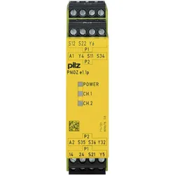 Pilz Not-Aus-Schaltgerät PNOZ e1.1p 24VDC 2so, Relais