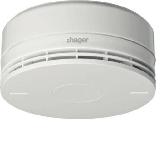 Hager Funk-Rauchwarnmelder (L x B x H) 124 x 124 x 51mm