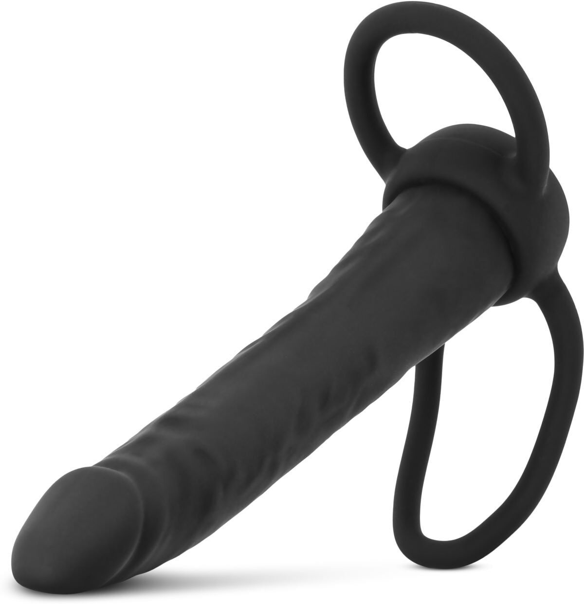 Easytoys Men Only Gode avec anneau pénien - Noir