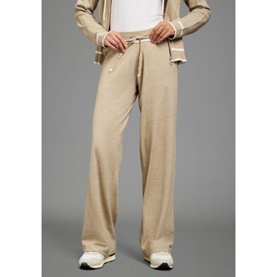 Strickhose KANGAROOS, Damen, Gr. 32/34, N-Gr, natur, Strick, Obermaterial: 50% Viskose, 28% Polyester, 22% Polyamid, bequem knöchellang, Hosen, mit weitem Bein, knöchellang, auch in großen Größen