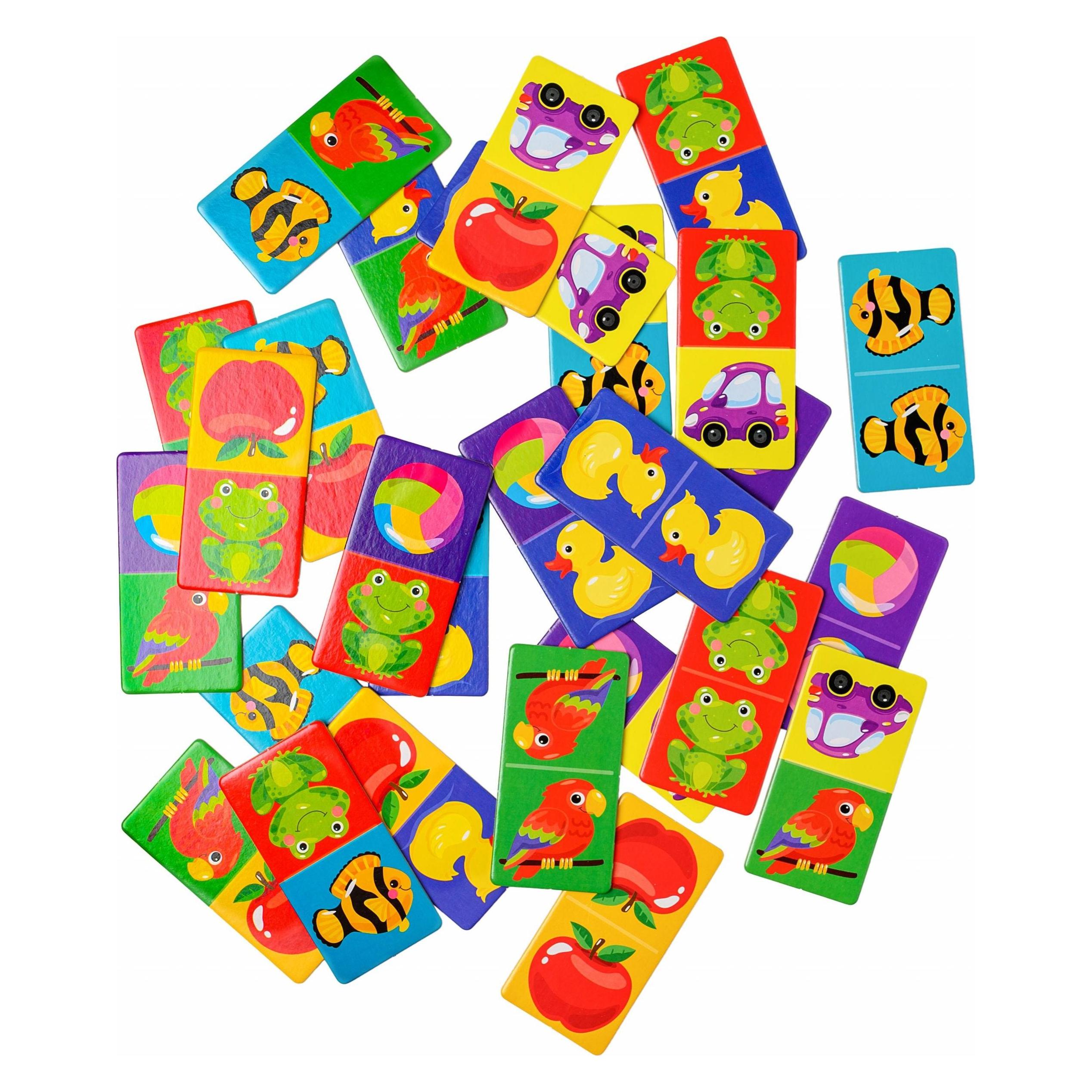 Activity Board Lernspiele für Kinder, Familienspiel - DOMINO Baby (F-04049)