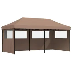vidaXL, Pavillon, Vatonas (mit 3 Seitenwänden) (580 cm, 292 cm)