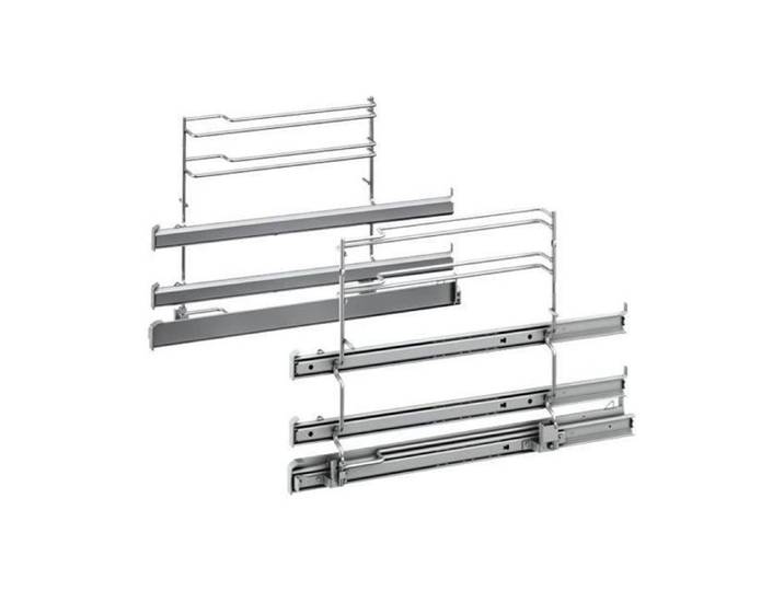Rails d'étagère télescopique - Bosch - HEZ538S00 - 3 niveaux - Métal - Gris