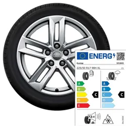 Audi A4 Winterkomplettrad im 5-Parallelspeichen Design - links