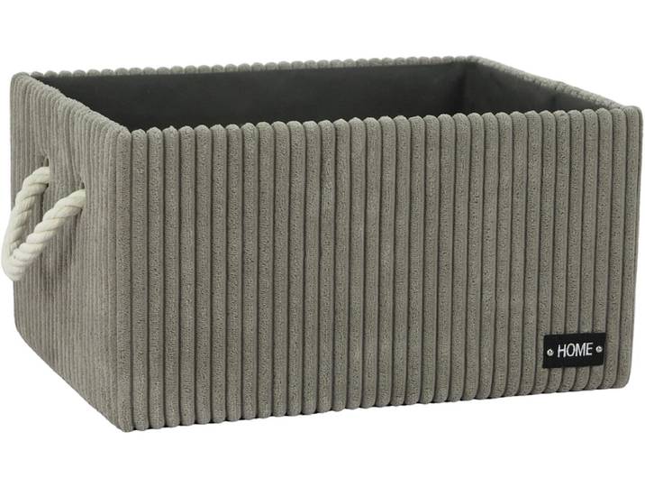 Aufbewahrungskorb HAMPER grau 28.5x38.5x20cm