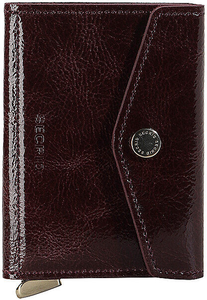 SECRID Geldbörse - Envelope Wallet Naplak Plum dunkelrot EG