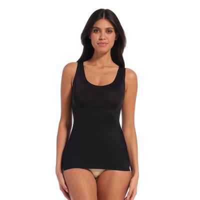 Shapingtop MAGIC BODYFASHION, Damen, Gr. XL, schwarz, Stoff, Obermaterial: 85% Polyamid, 15% Elasthan, sehr figurbetont hüftbedeckend, tiefer Rundhals, Tops, mit figurformender Funktion