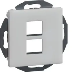 Hager GSETMM1029010 Montagerahmen für 2 Multimedia Typ 10 rw