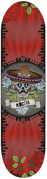 ROCES Skateboard Calavera Concave rot B