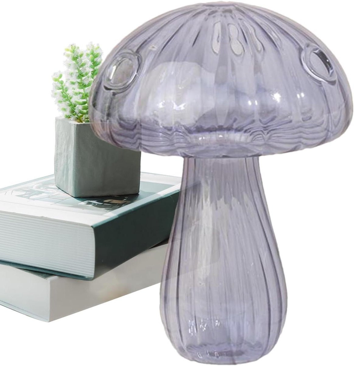 Esthetische glazen vaas voor bloemstukken en decoratie voor thuis