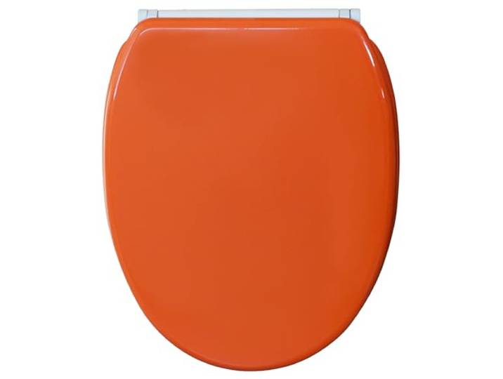 Sanilo WC Sitz mit Absenkautomatik & Quick-Release aus Holz, Orange