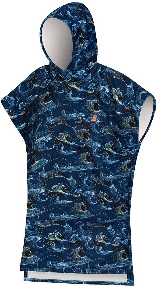 After Essentials  - Japan Waves Series Midnight - Poncho de bain