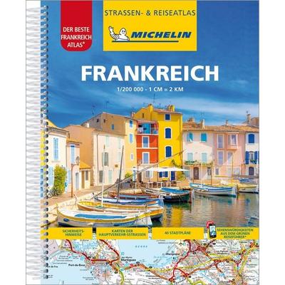 Michelin Straßenatlas Frankreich mit Spiralbindung, Karte von , Michelin, 978-2-06-727070-1