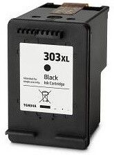 Cartuccia 303XL BK Compatibile per HP Envy Photo 6230 303XL T6N04 Nero 18ml