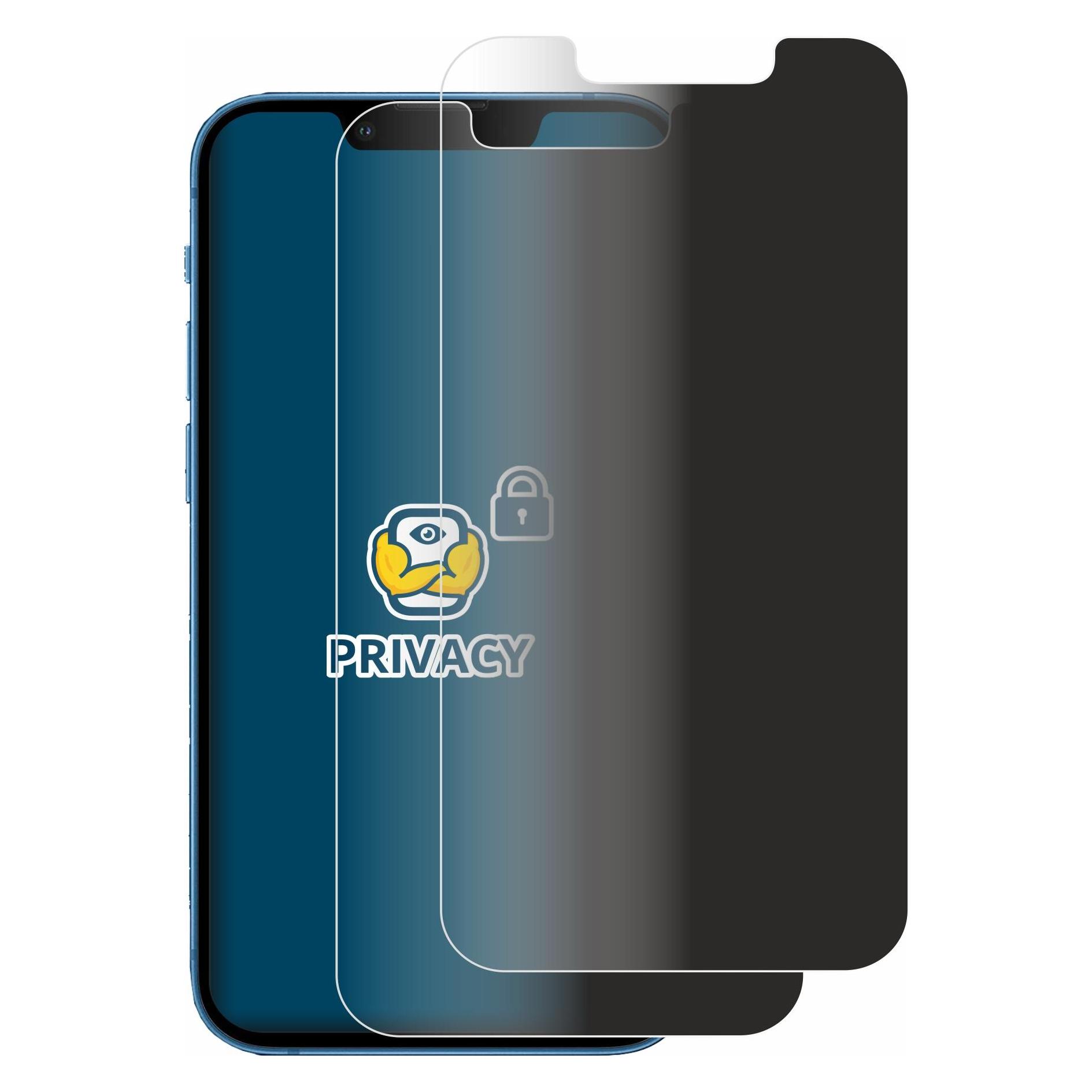Brotect Sichtschutzfolie Anti-Spy Privacy Folie Blaulicht-Schutz (Apple iPhone 13 mini) (4340730)