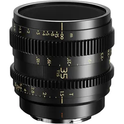 Thypoch Simera-C 35mm T1.5 FF Prime Cine Lens (E Mount) (Sony E, Vollformat), Objektiv, Schwarz