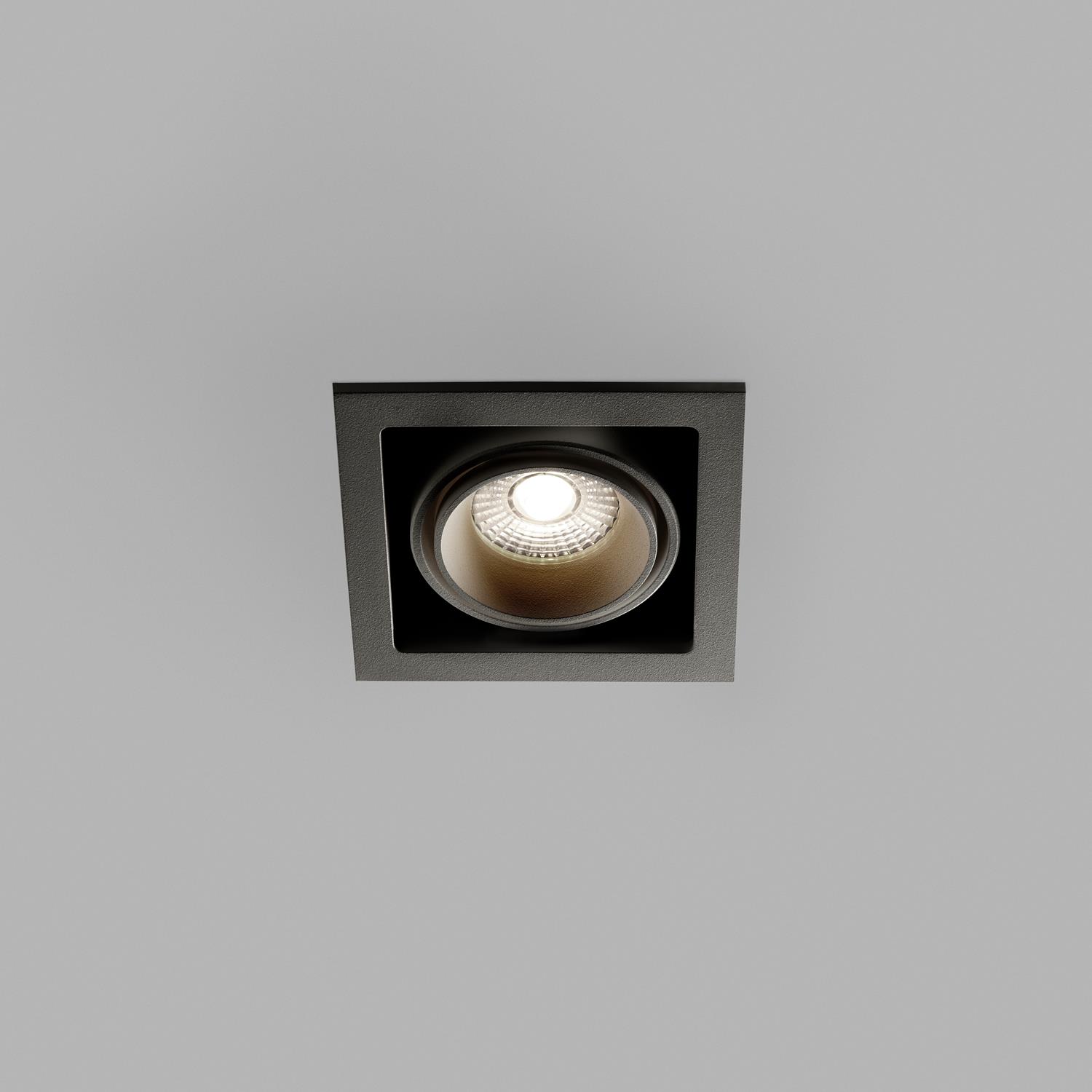 Light-Point LED-Einbaustrahler GHOST schwarz 11x11cm 270841 5711389708412