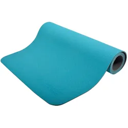 Schildkröt-Fitness - BICOLOR Yogamatte, Petrol-Anthrazit, 4mm, PVC-frei, im Carrybag