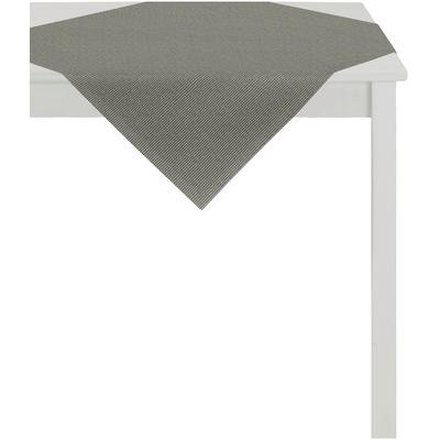 Mitteldecke APELT "1104 Loft Style, Jacquard", grau (anthrazit), B:85cm L:85cm, Polyester, Viskose, Tischdecken, Mitteldecke