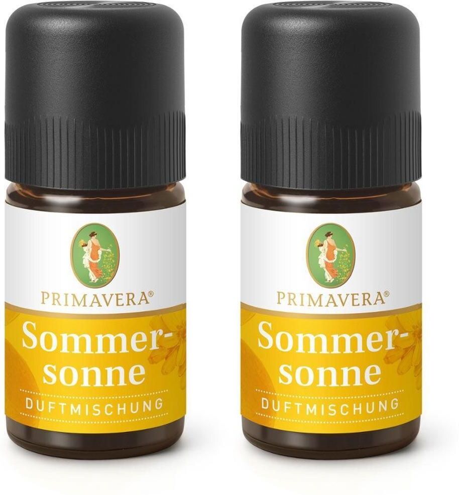 PRIMAVERA Sommersonne Duftmischung ätherisches Öl 2x 2x5 ml Ätherisches