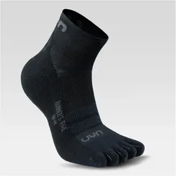 UYN Runner's Five Low Cut Laufsocken Damen B000 - black 41-42