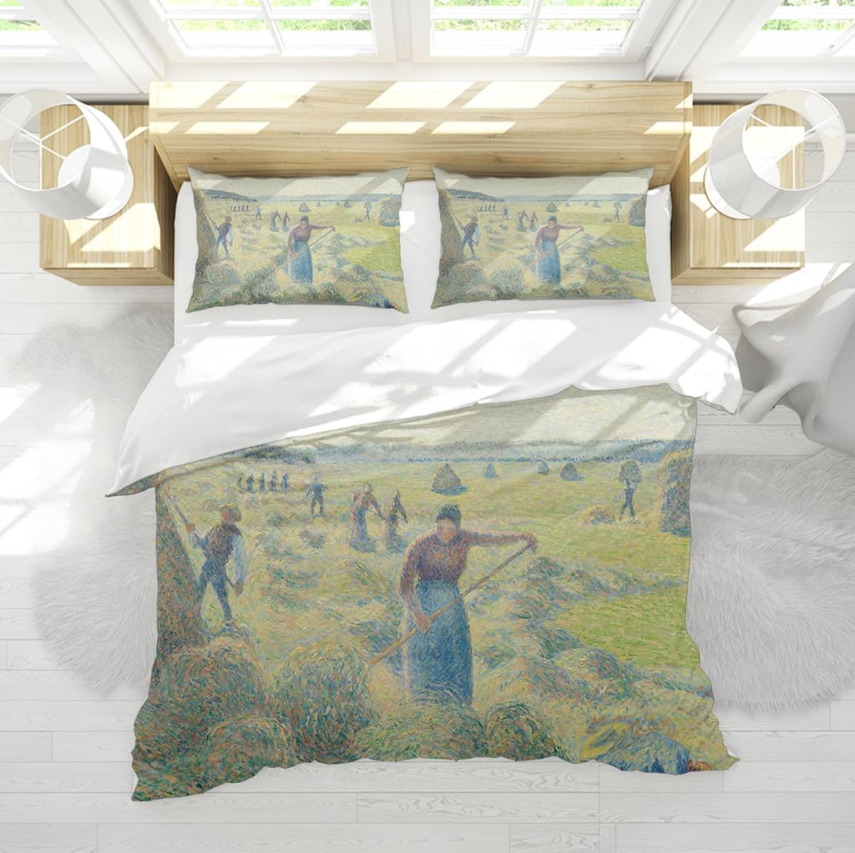 Veelkleurig Dekbedovertrek Set - Ademend en Lichtgewicht Beddengoed - 160 x 220 cm