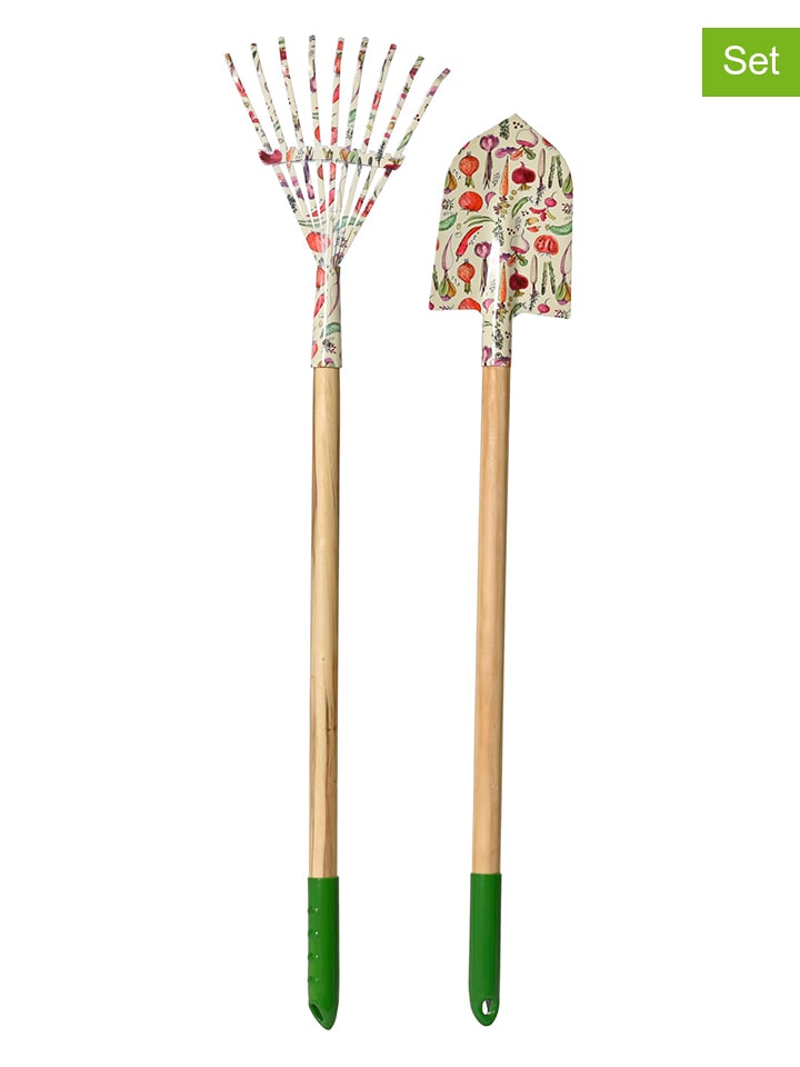Kaeming 2tlg. Gartenwerkzeug-Set in Beige - onesize