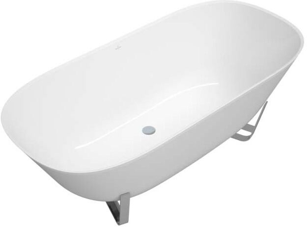 Villeroy und Boch Antheus Badewanne Q175ANH7F4BCV01 175x80cm, freistehend, Schürze Colour on Demand, weiß