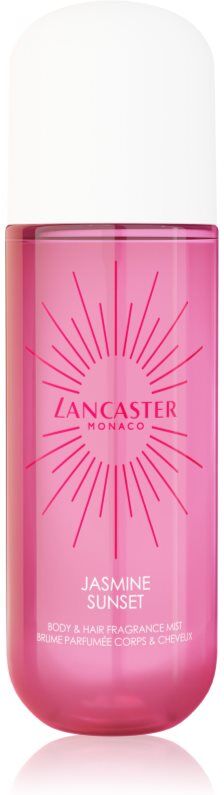 Lancaster Eau de Lancaster Hair & Body Mist brume parfumée visage, corps et cheveux parfums Jasmine Sunset 236 ml