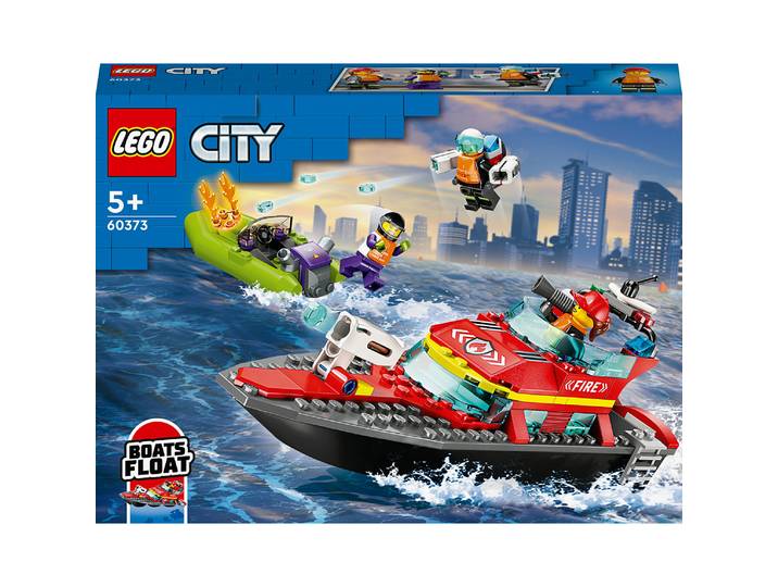 Le bateau de sauvetage des pompiers