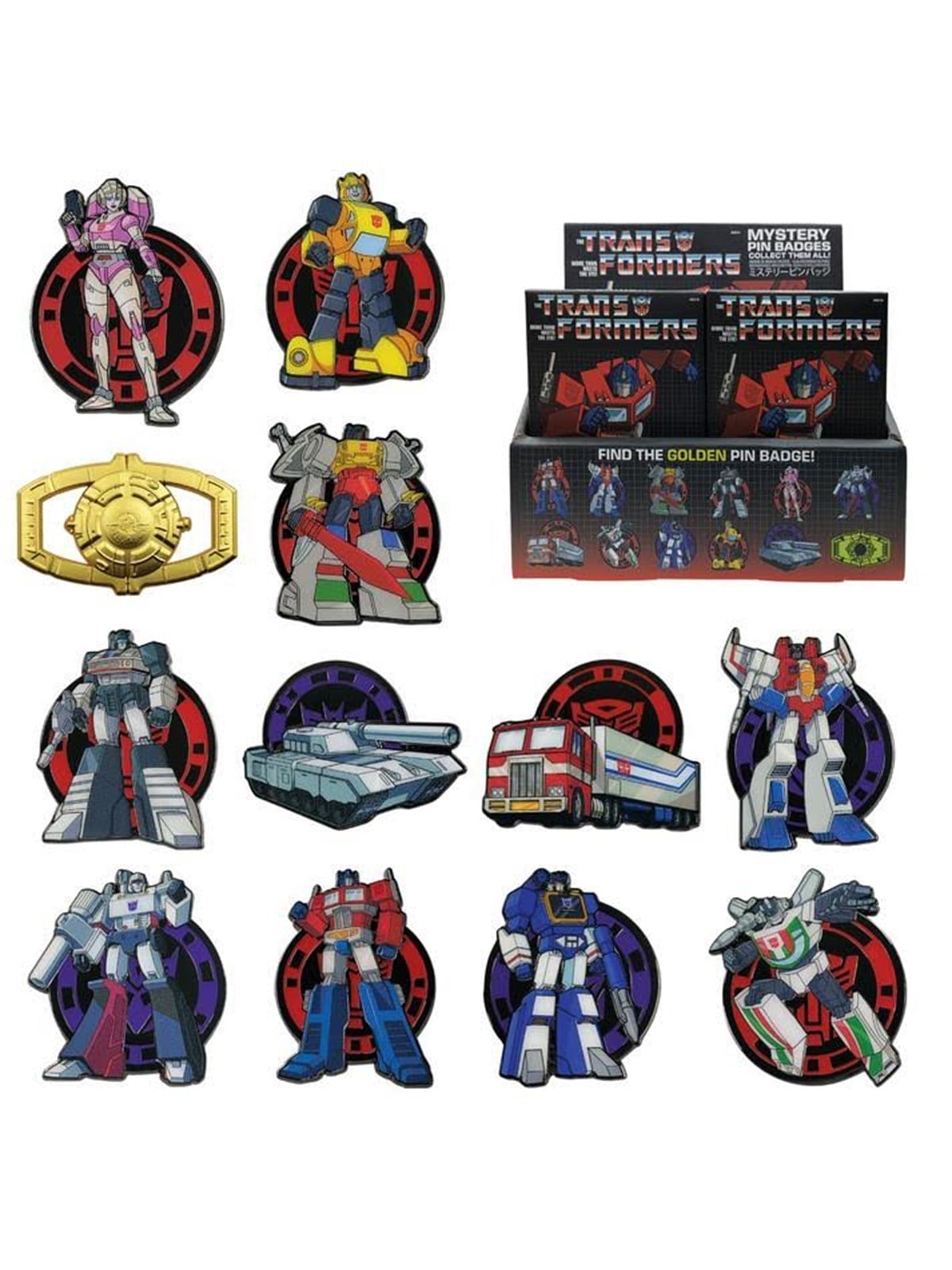 FaNaTtik - Transformers - Mystery Pin Badge Individual (Assorted) - Pin / Button