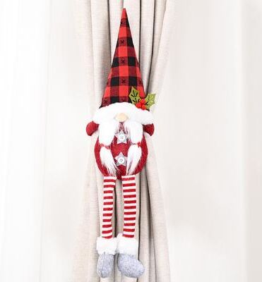 Modern Home Fixes Creative Cartoon Doll Kid Stuffed Plush Toy Christmas Decoration red