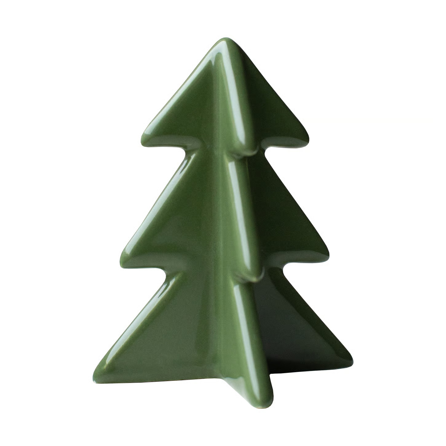 DBKD Winter boom decoratie Groen, 8 cm