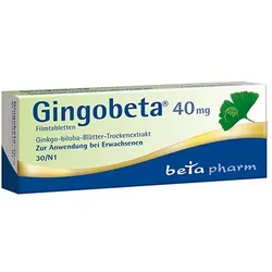 GINGOBETA 40 mg Filmtabletten 30 St