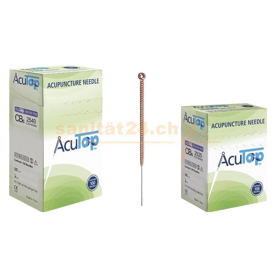 AcuTop CBs-Typ Akupunkturnadel 0,25 x 25 mm (ACBs2525)