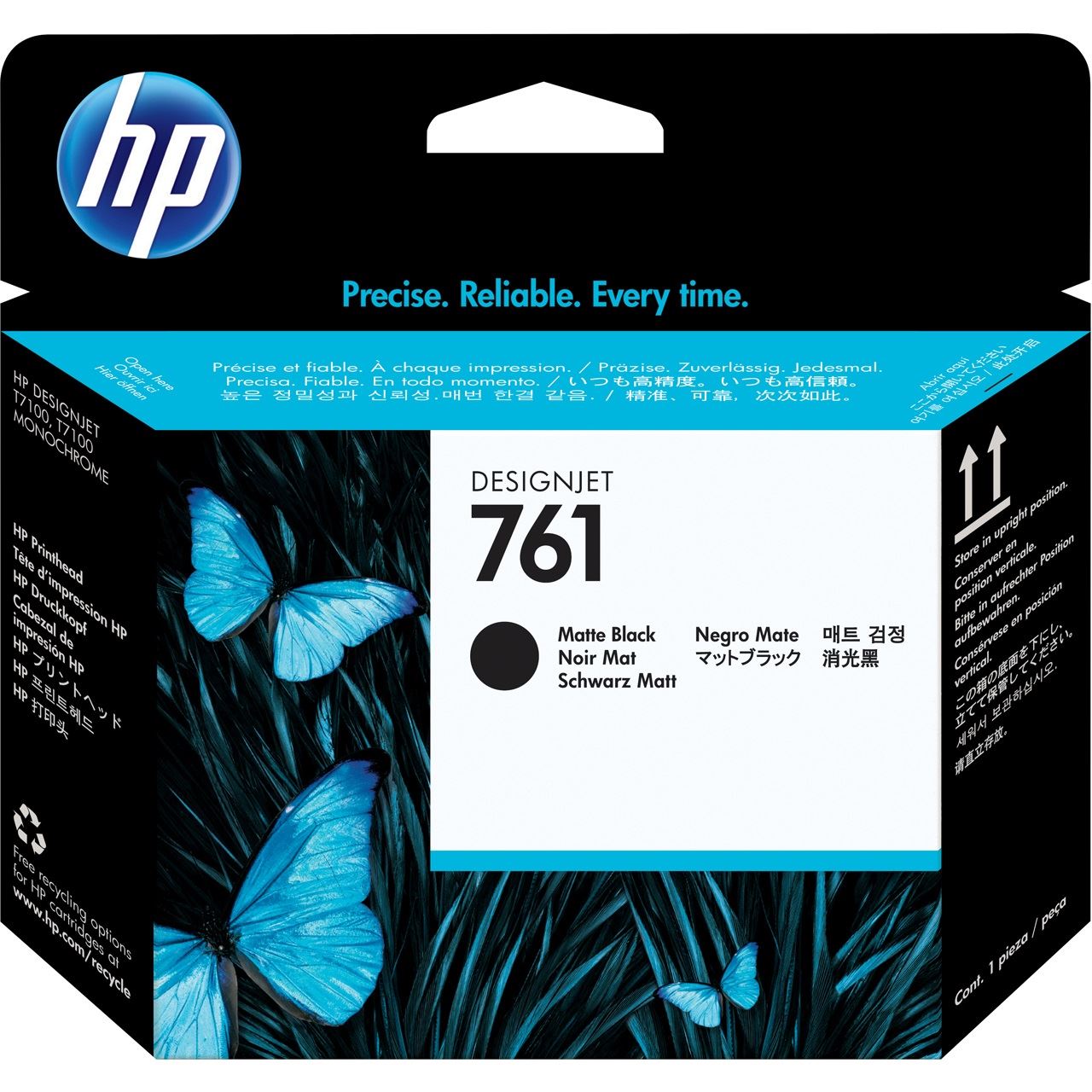 HP Druckkopf Nr.761 CH648A schwarz matt