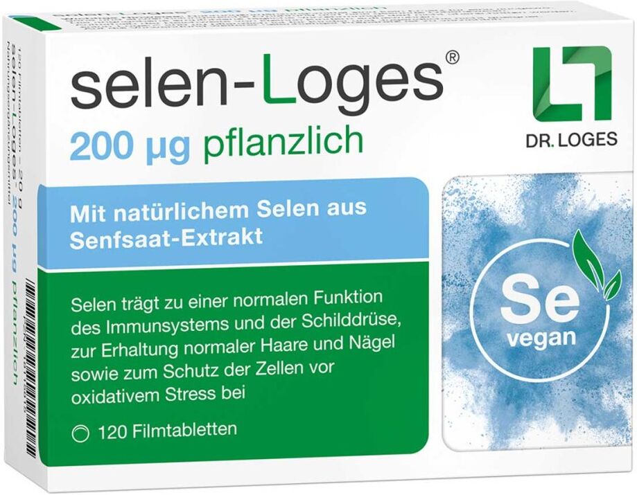 Selen-loges 200 µg Pflanzlich Filmtabletten