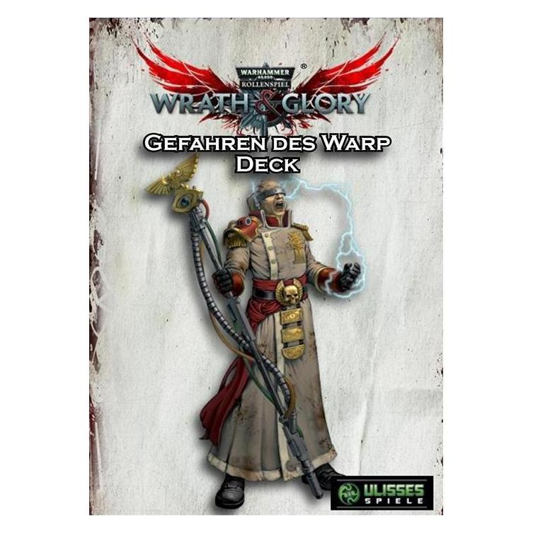 Ulisses Spiele US79008 - WH40K: Wrath & Glory - Gefahren des Warp, Kartendeck (DE-Ausgabe) (Deutsch) (US79008)