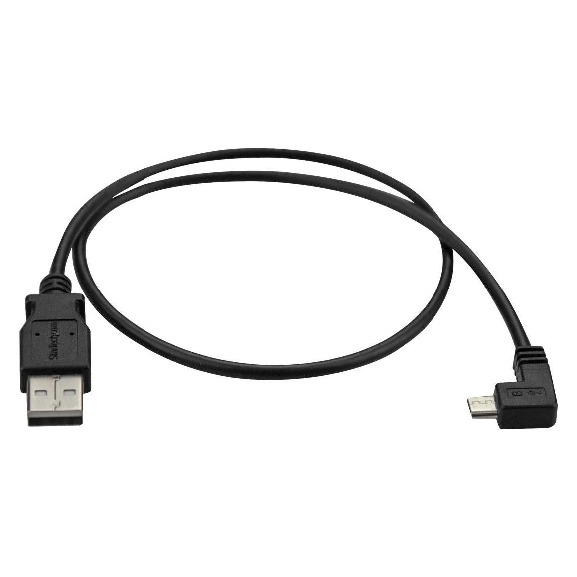 StarTech 0.5m Angled Micro USB Cable (0.50 m, USB 2.0) (USBAUB50CMRA)
