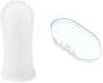 Uplift Treasures Soft Silicone Pet Finger Toothbrush white