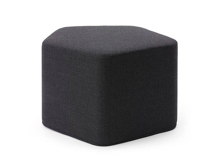 Softline Hocker Lake grau, Designer busk+hertzog, 63x40x52 cm