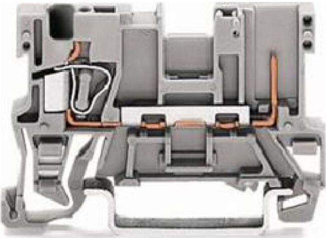 WAGO GmbH& Co. KG Bornier de base 0,08-4 mm² gris 769-176 (0452855)