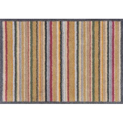 Fußmatte TURTLE MAT "Muted Stripe", bunt, B:60cm H:9mm L:85cm, Obermaterial: 85% Baumwolle, 15% Viskose, Teppiche, Fußmatte