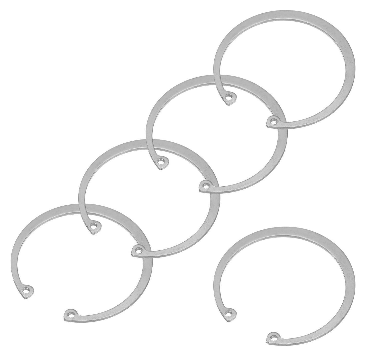 Dripio Veiligheidsringen van roestvrij staal 304, 5 stuks, Binnendiameter: 62 mm