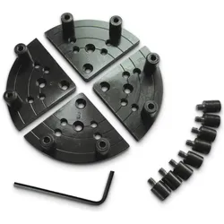 Holzstar, Zubehör Maschine, Planscheibe für Vier-Backenfutter Profi-Set