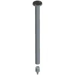 Keuco Deckenabhängung Plan 14941010800 Länge 80 cm, chrom