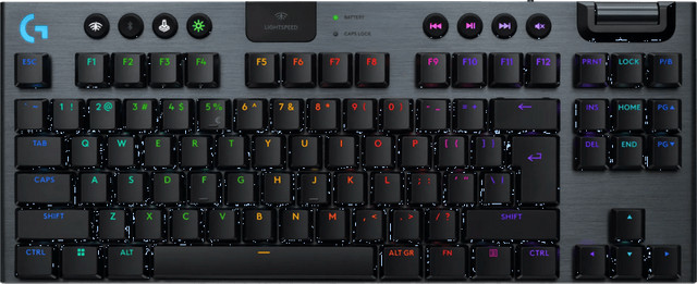 Logitech G915 X Lightspeed TKL Wireless Gaming Toetsenbord Zwart Qwerty